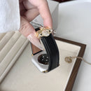 Correa de cuero magnética Saturn para Apple Watch