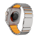 Correa de titanio y FKM de doble núcleo para Apple Watch