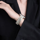 Elegante pulsera de acero inoxidable