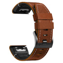 Garmin QuickFit de goma con correa de cuero