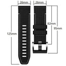 Garmin QuickFit de goma con correa de cuero