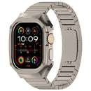 Correa de acero inoxidable con caja para Apple Watch Ultra