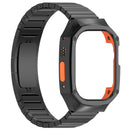 Correa de acero inoxidable con caja para Apple Watch Ultra