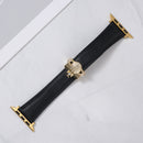 Correa de cuero magnética Saturn para Apple Watch