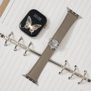 Correa de cuero magnética Saturn para Apple Watch