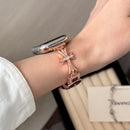 Correa de cuero Rose Fire