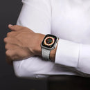 Banda de reajuste de cadena doble de acero inoxidable AP