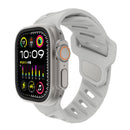 Correa deportiva de silicona con orificio inclinado para Apple Watch