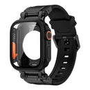 Correa de caucho fluorado Explorer Tactical + estuche metálico Ultra para Apple Watch 9, 8, 7, 6, 5 y 4 SE