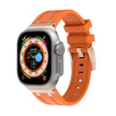 Nueva correa de silicona con cabeza de metal XAP para Apple Watch