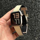 Correa de cuero de diseño para Apple Watch