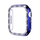 Funda de cristal templado con diamantes de imitación compatible con Apple Watch