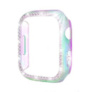 Funda de cristal templado con diamantes de imitación compatible con Apple Watch