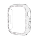 Funda de cristal templado con diamantes de imitación compatible con Apple Watch